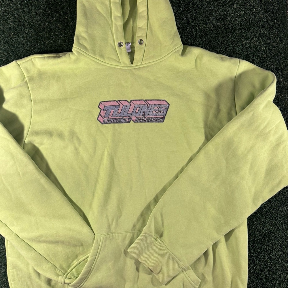 Lime Green Graphic Hoodie